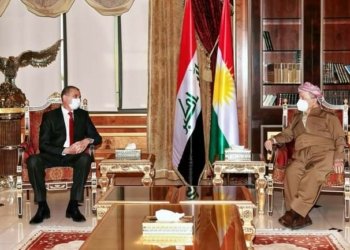 سەرۆك بارزانی پێشوازی ل وەزیرێ ناڤخوه‌یێ ئیراقێ كر