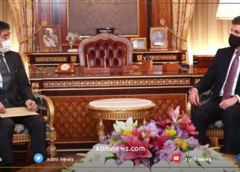 نێچیرڤان بارزانى و باڵیۆزى ژاپۆنێ ل ئیراقێ كۆمبوون