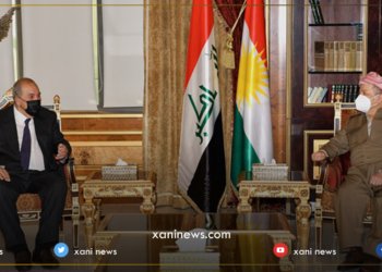 سه‌رۆك بارزانى پێشوازى ل سه‌رۆكێ ئیئتیلافا نشتمانییا ئیراقێ كر