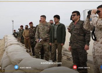 هه‌ڤپەیمان سەره‌دانا سەنگەرێن پێشمەرگەی دكه‌ن