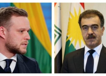 سەفین دزەیی ل دۆر ره‌وشا كۆچبه‌ران په‌یوه‌ندی ب‌ وه‌زیرێ ده‌رڤه‌یێ لیتوانیا كر