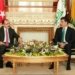 نێچیرڤان بارزانی و وه‌زیرێ بازرگانیا توركیا كۆمبوون
