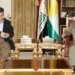سەرۆك بارزانی پێشوازی ل سەرۆكێ پارتا سۆسیال دیموكراتا كوردستانێ كر