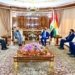 مه‌سرور بارزانى پێشوازى ل شانده‌كێ سازییا داراییا نێڤده‌وله‌تى كر