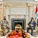 سه‌رۆكێ حكومه‌تا هه‌رێمێ پێشوازى ل شانده‌كێ سه‌ربازى یێ ئه‌مریكا كر