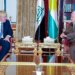 سه‌رۆك بارزانى پێشوازى ل بۆریس جۆنسۆنى كر