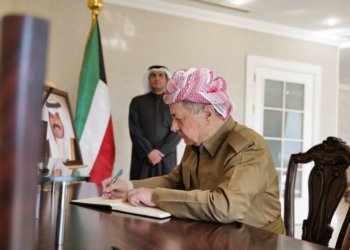 سهرۆك بارزانى سهرهدانا كونسۆلخانهیا كوێتێ كر