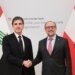 نێچیرڤان بارزانی ل گەل وەزیرێ دەرڤە یێ نەمسا كۆمبوو