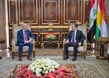مەسرور بارزانی و كونسۆلێ گشتییێ ئەمریکا دووپاتى ل دابینكرنا شایسته‌یێن دارایى یێن هه‌رێمێ كر