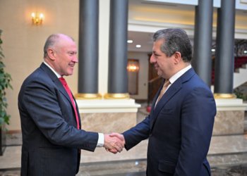 مەسرور بارزانی پێشوازی ل بالیۆزێ ئوسترالیا ل عیراقێ كر