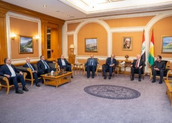 شاندێ بلند یێ حزبا دەعوە دێ دگه‌ل سەرۆك بارزانی كۆمبیت