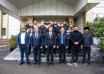پارێزگارێ دهۆكێ پێشوازی ل كومه‌كا گه‌نجێن كوردێن خۆبه‌خش كر