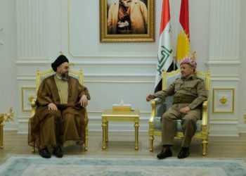 سەرۆک بارزانی پێشوازی ل سەرۆکێ رەوتێ حیکمە یێ نیشتیمانی كر